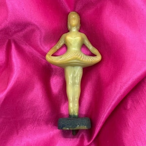 Gay Whirl ~ Ballet Dancer Novelty Perfume Bottle *STOPPER ONLY* By Babs Creations, 1940