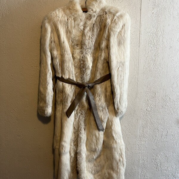 Rabbit Fur Coat Etsy