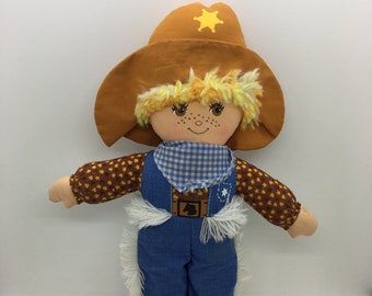 Knickerbocker Cowpokes Vintage 1981 Plush Western Doll Toy