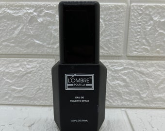 L'Ombre Por Lui ~ EURO ~ Eau De Toilette Spray, Empty Black Bottle
