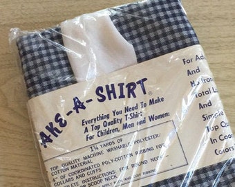 Vintage &quot;Make-A-Shirt&quot; Sewing Craft Project ~ Children, Men or Women