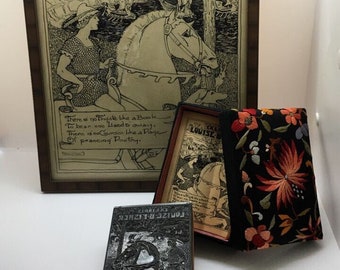 Vintage Wisconsin Artist REBECCA CHASE Original ART & Bookplates, Block 1920s/30s