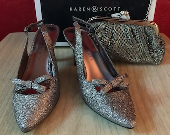 karen scott silver shoes