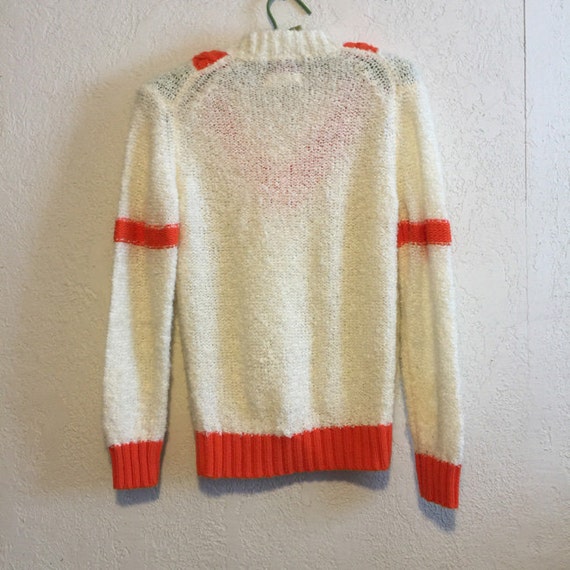Vintage Oleg Cassini Boucle Sweater ~ Ivory & Bri… - image 3
