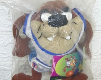 Vintage 1990s Space Jam Taz Plush McDonald&#39;s Promo ~ New In Bag
