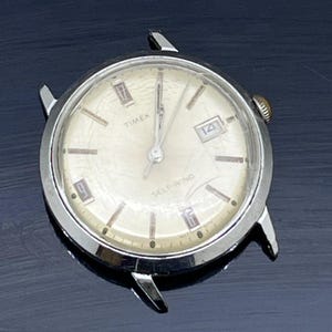 Vintage Timex Viscount Armbanduhr - Automatik, Datumsanzeige, 4117 3270 As-Is, Gezeigt