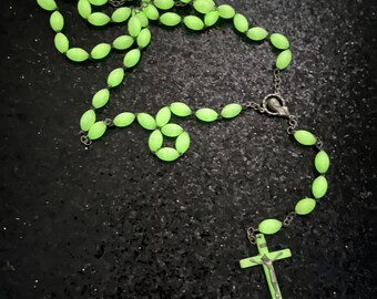 Glow N The Dark Rosary, Chld’s Rosary, Rosary, Catholc Rosary