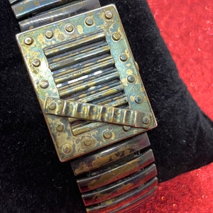 Vintage Cheval Design Studio Watch Steampunk Flip Face Reloj de pulsera
