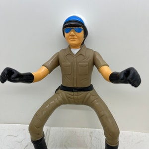 Vintage Police Man Rider Only for Highway Patrol Battery Operated Motorcycle Toy