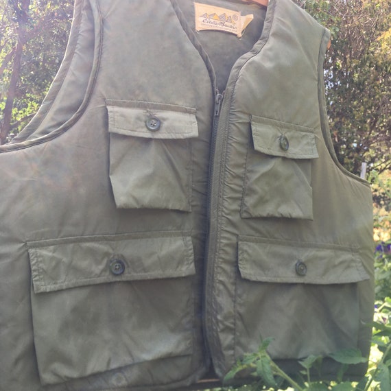 Vintage Eddie Bauer 'Sea Foam' Buoyant Fishing Ve… - image 2