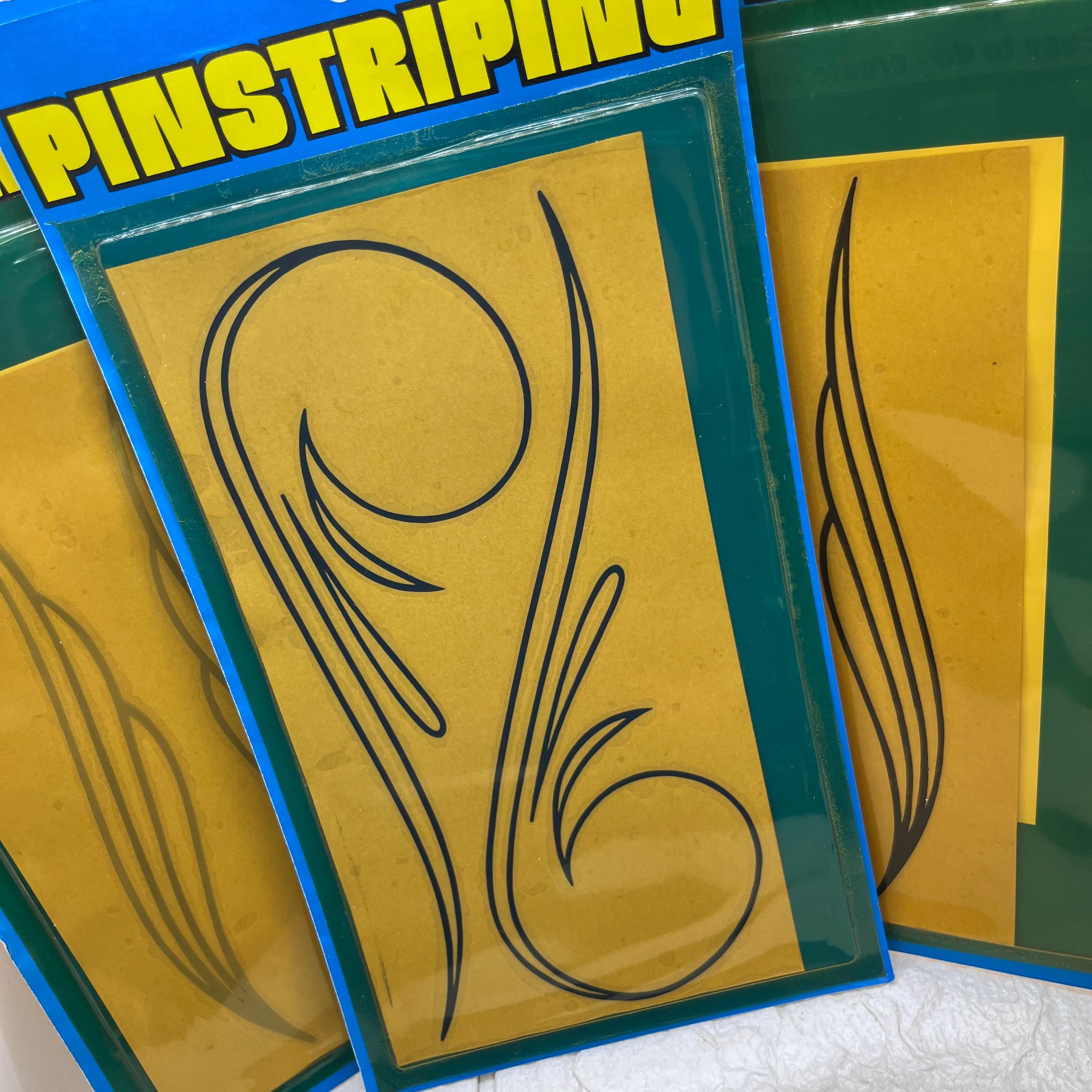 New Vintage Pinstripe Pin Stripe Decals ~ 3 Pkgs Hotrod Trucker Sticker ...