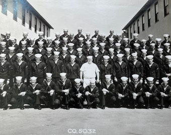 Duża fotografia z rocznika 1965 USN USNTC San Diego Training Center