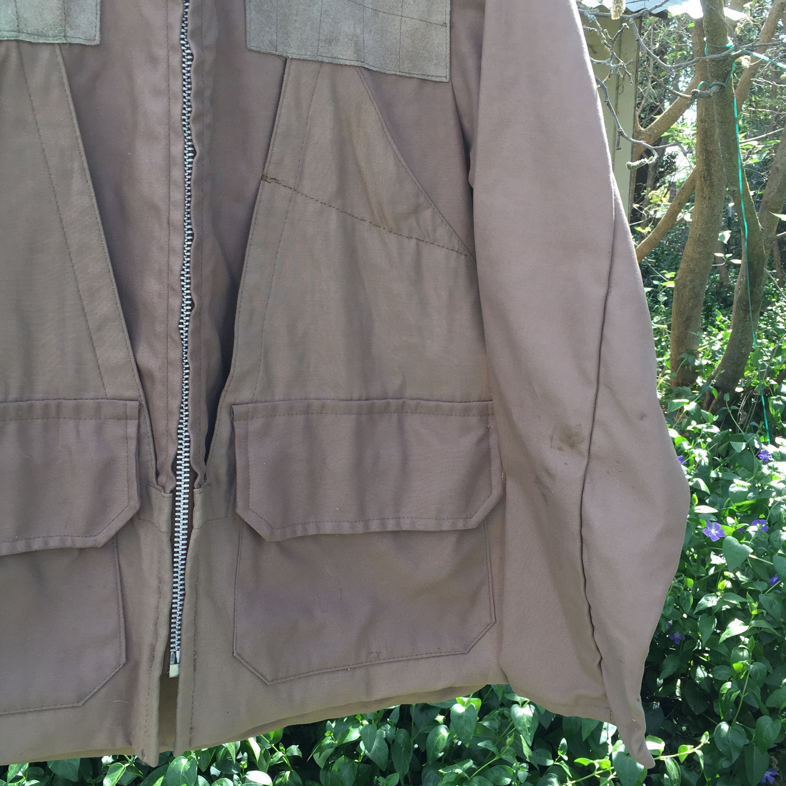 10-X Vintage Shooting Jacket Duck Hunting Coat W Insulated Zipper