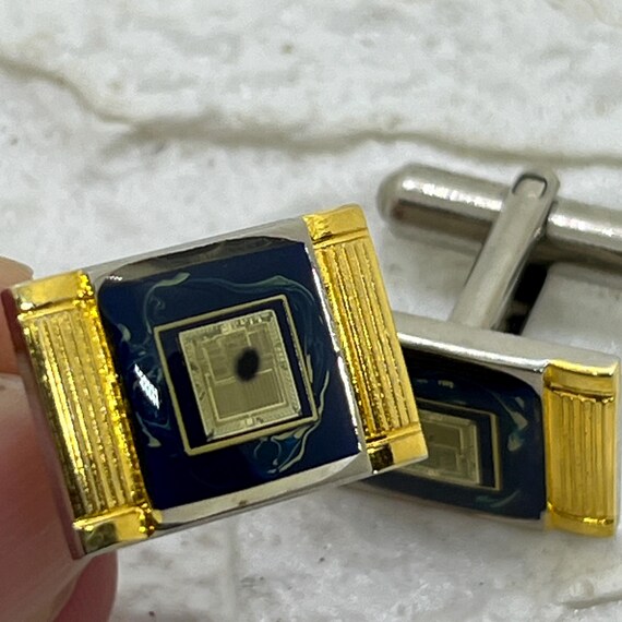 Vintage Computer Microchip Cufflinks . NEC Nippon… - image 2