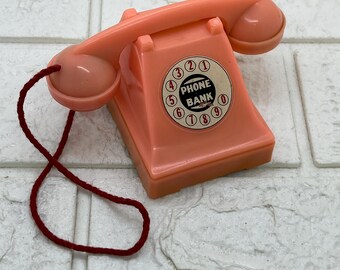 HANABASS Téléphone Jouet En Bois Vintage à Disque Rotatif - Éveil Et Fun Pour Enfants