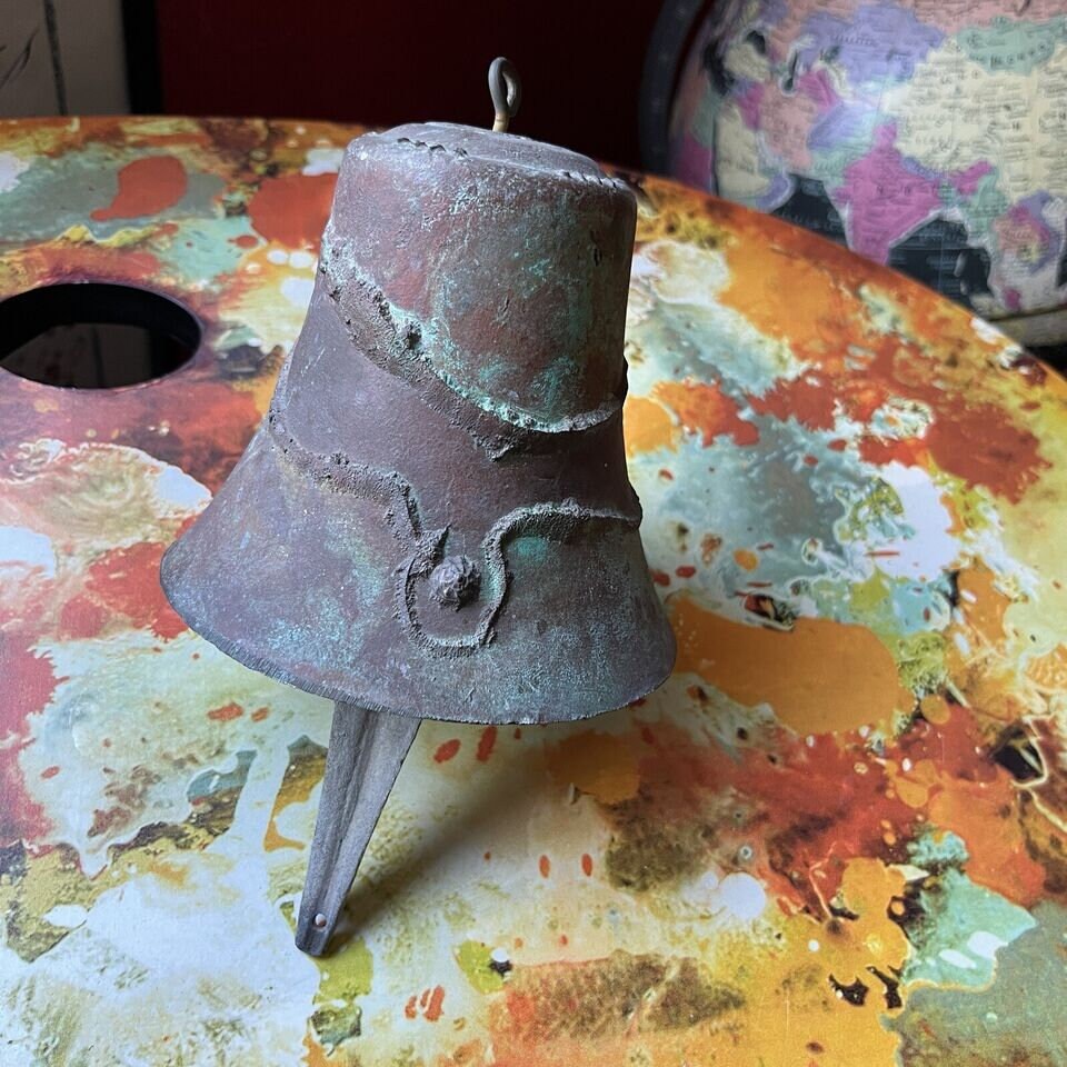 Jeff Cross bronze wind bell ウインドベル Mid-Century Modern Jeff Cross Brutalist Bronze Sculptural