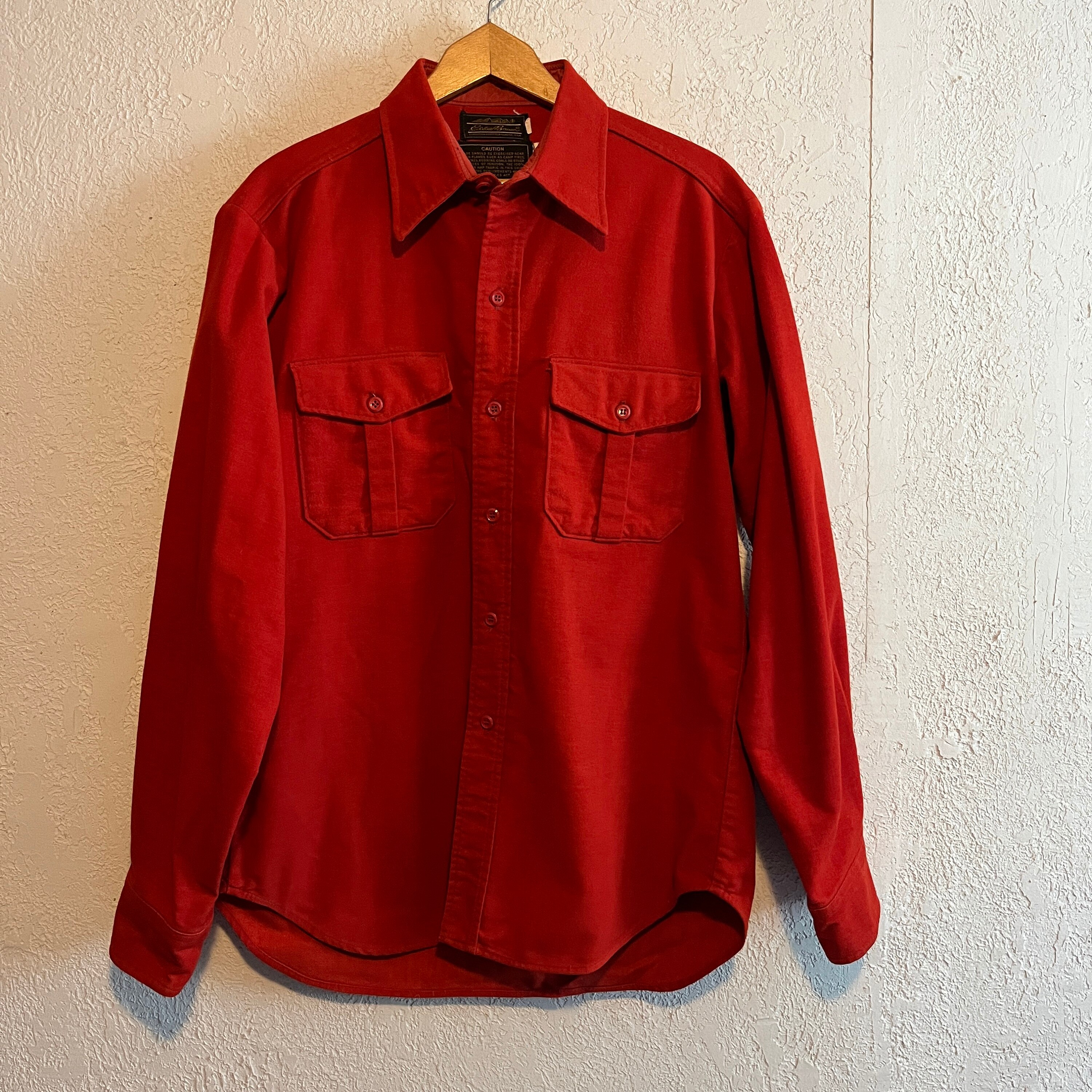 Chemise D’hiver Vintage Eddie Bauer Années 90 – Flanelle Chamois – Taille XL – Occasion Très Bon état