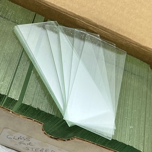 Vintage Clear Glass for Stereo Slides ~ Approx 100 Pc ~Stereo Viewer Slide Glass