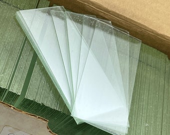 Vintage Clear Glass for Stereo Slides ~ Approx 100 Pc ~Stereo Viewer Slide Glass