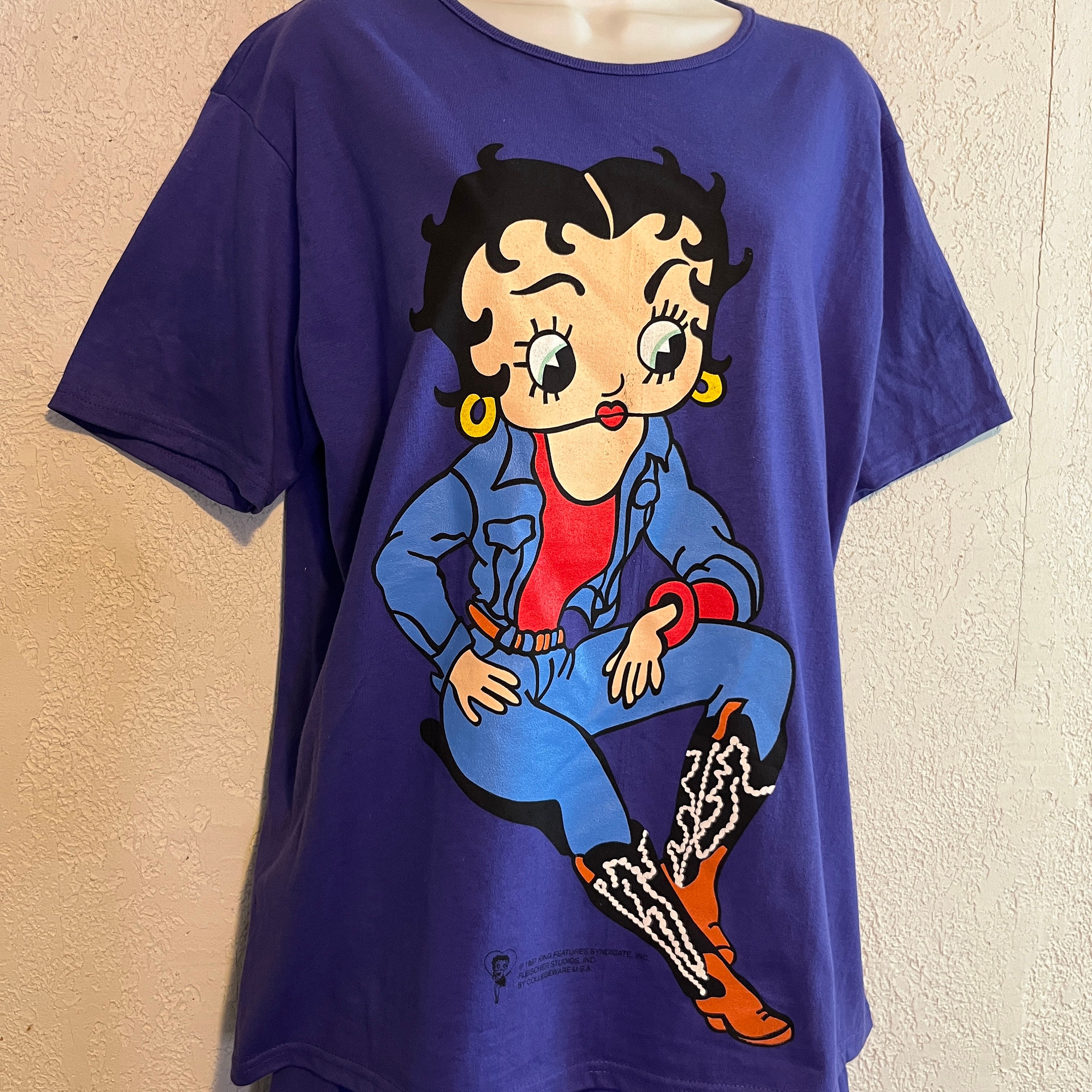 Vintage 90s Betty Boop Graphic T-shirt & Shorts Set . Women's L - Etsy