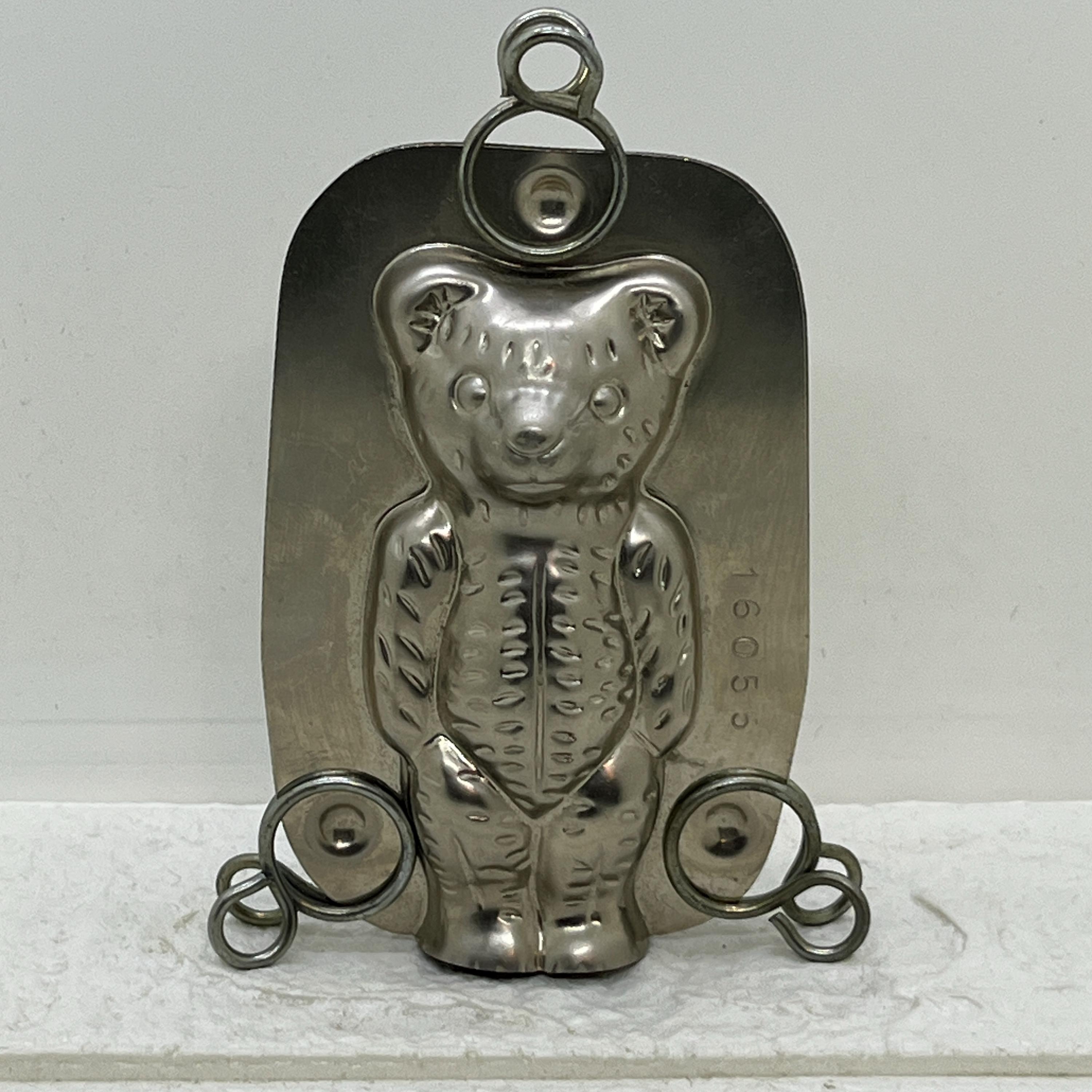 ヴィンテージ オランダ手工芸品 テディベア チョコレート型