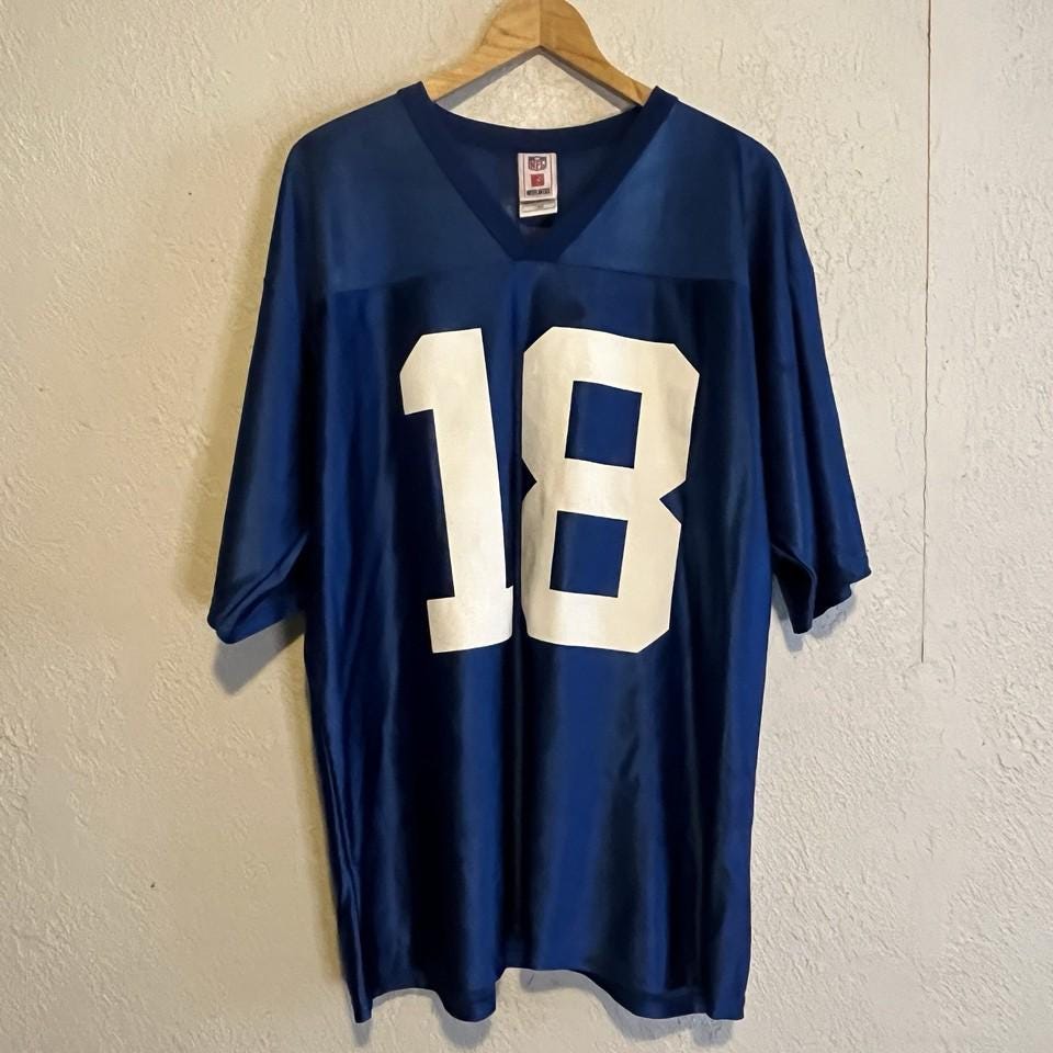 ペイトン・マニング 18 ブルー インディアナポリス・コルツ NFL 選手