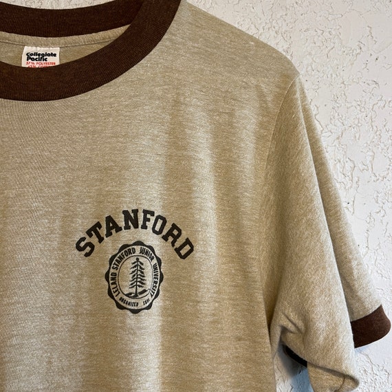 Vintage Leland Stanford Junior University Ringer … - image 2