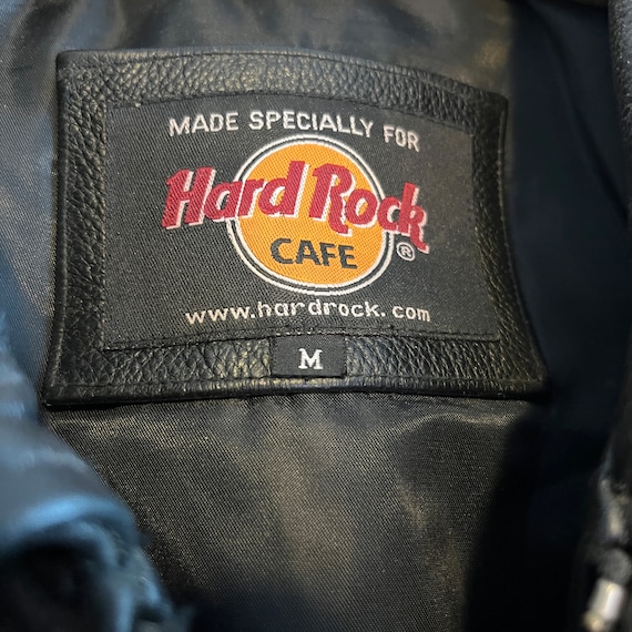 Hard Rock Hotel ジャケット M 黒 Vintage 90s Hard Rock Hotel Las Vegas Embroidered Logo