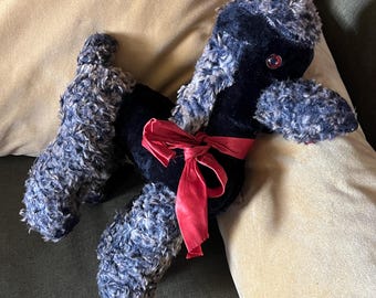 Vintage 1950s/60s Plush Poodle Toy by Ideal