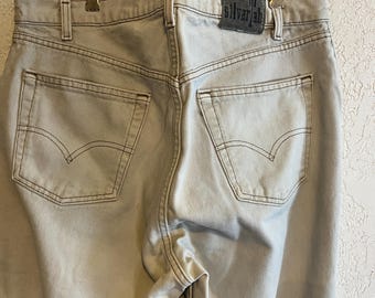 Vintage 1994 Levis SilverTab elements Gray Jeans Made in USA . 38x34
