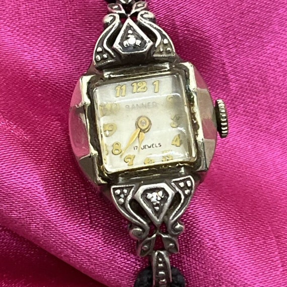 Vintage 10K RGP Bezel & Diamond Ladies display picture 3