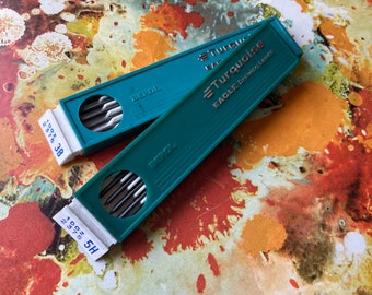 Turquoise Eagle Drawing Leads by Berol 3B & 5H 19 Pc