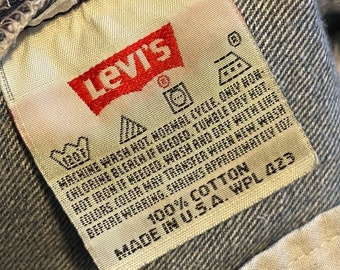 Vintage 80s/90s Levi's 501 Xx . Bleachy Distressed, Made in USA