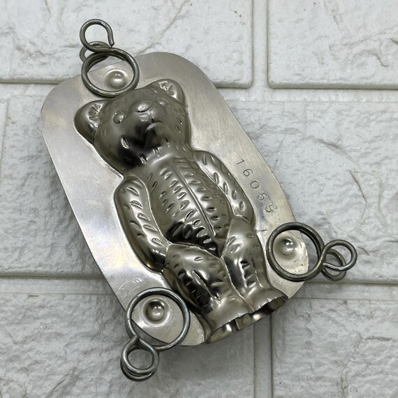 ヴィンテージ オランダ手工芸品 テディベア チョコレート型