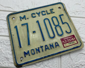 Vintage Parts 555676 Crazy 89 White Stamped Aluminum European License Plate Vintage Parts 555676 Crazy 89 White Stamped Aluminum European License Plate