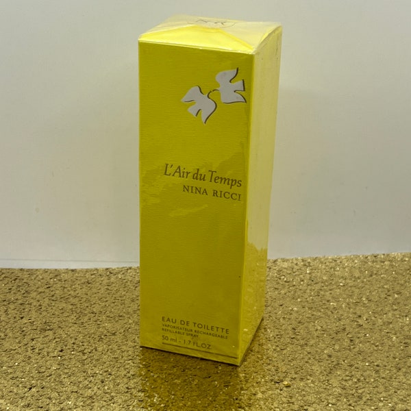 Vintage Nina Ricci L'air du Temps Eau de Toilette 50ml 1.7fl oz Sealed, France,  2002