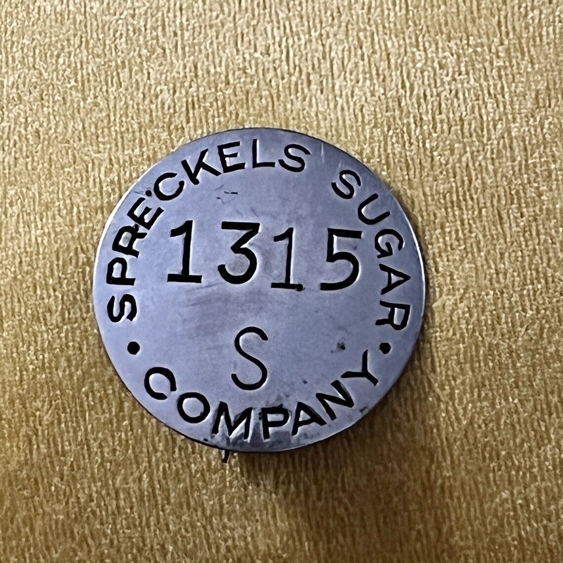 Spreckels Sugar Company Vintage Employee Pin 1315 S Etsy