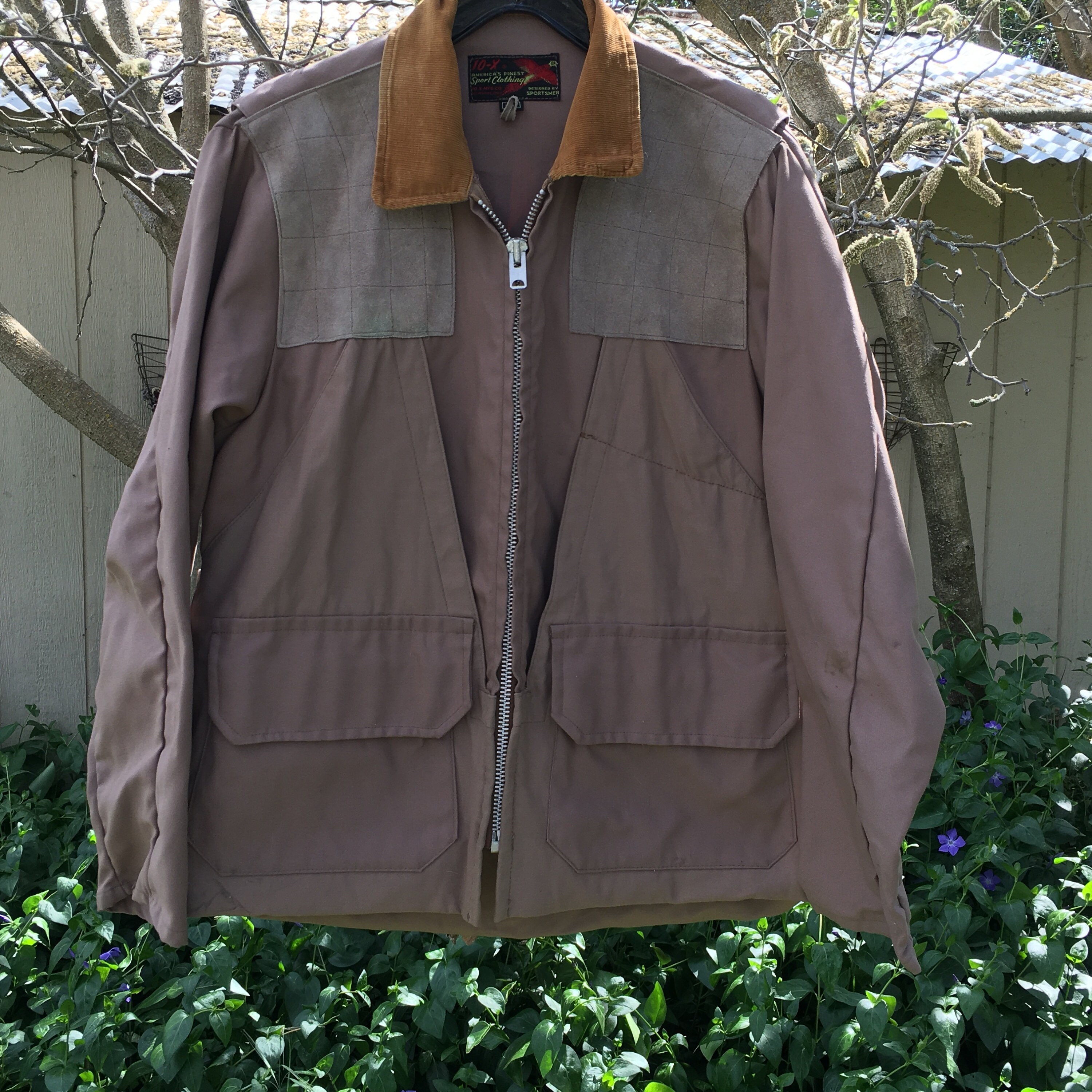 10-X Vintage Shooting Jacket Duck Hunting Coat W Insulated