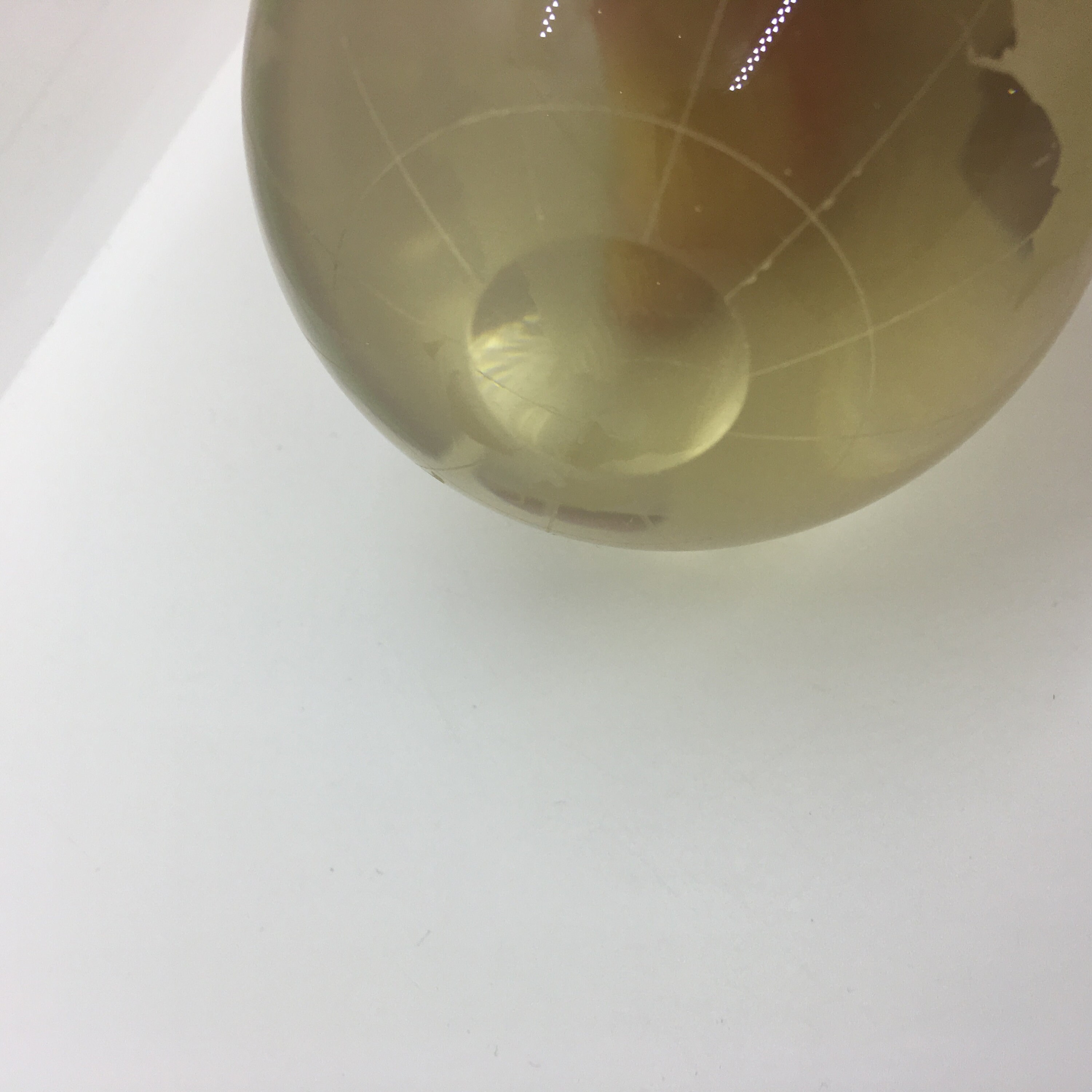 Vintage Glass Globe Paperweight Planet Earth Office / Desk | Etsy