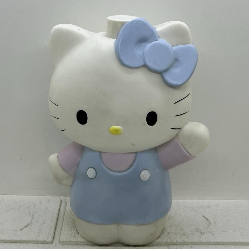 Vintage Hello Kitty Bubble Bath Bottle 7 1/2” Sanrio 2001 Belze