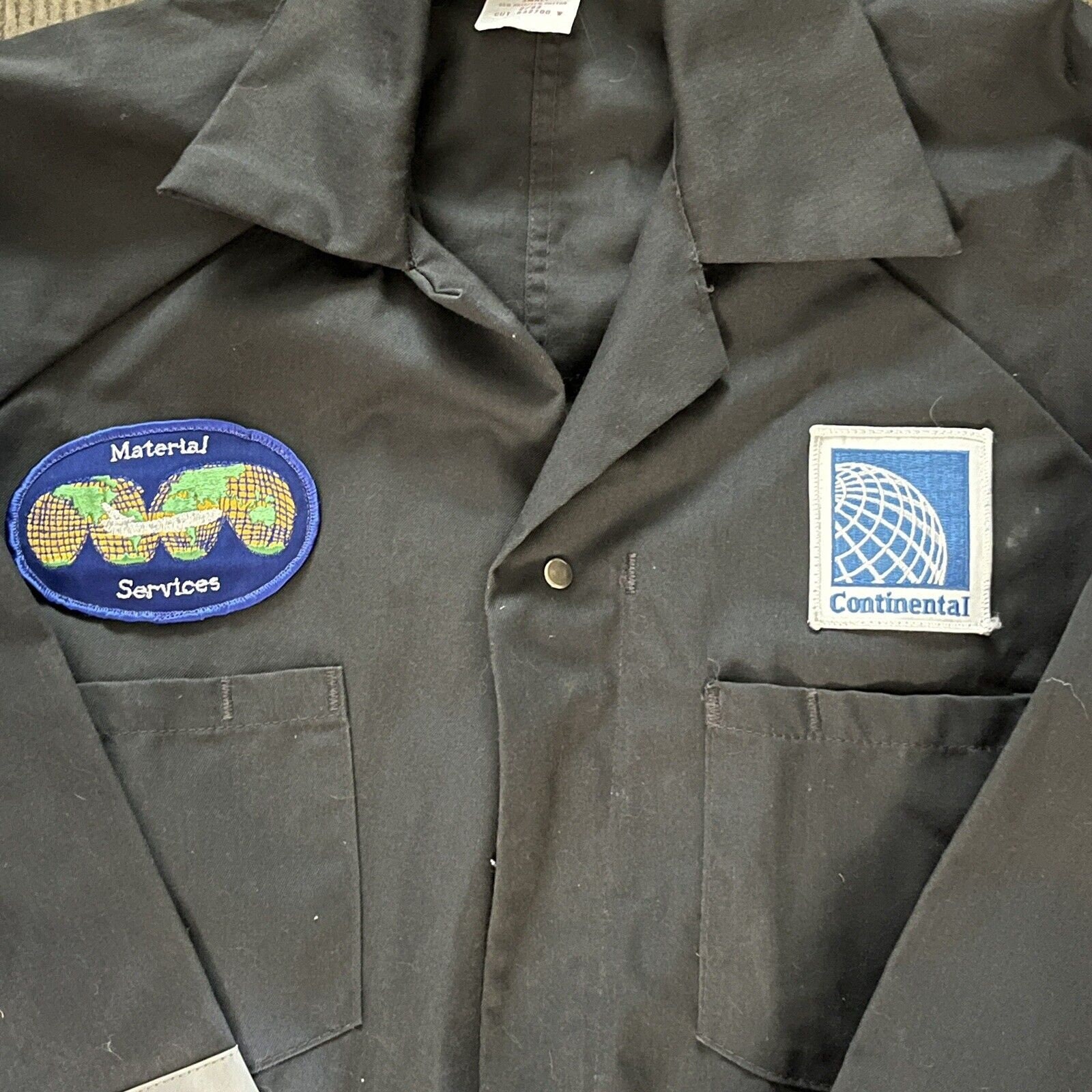 Vintage Continental Airlines Coveralls Lion Apparel . Material