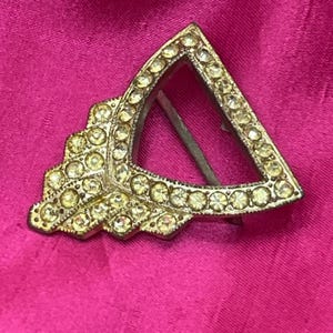 Vintage / Antique Goody Brand Art Deco Rhinestone Buckle