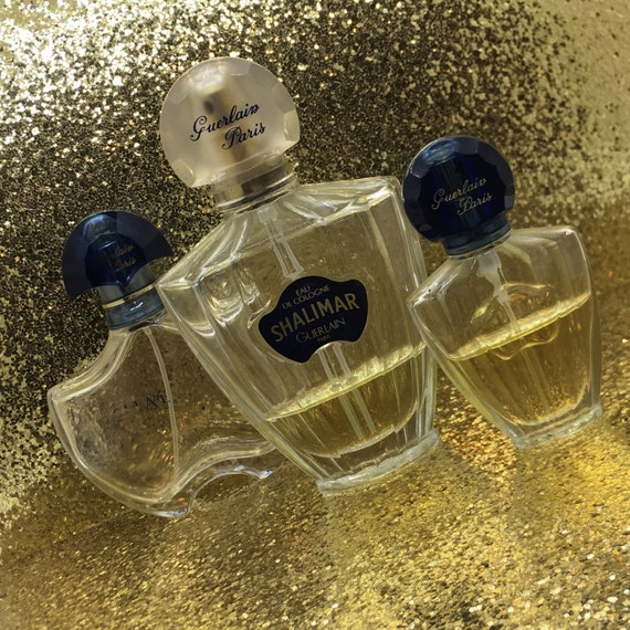 Shalimar Guerlain Vintage Lot ~ Partial Bottles & Empty ~ Natural