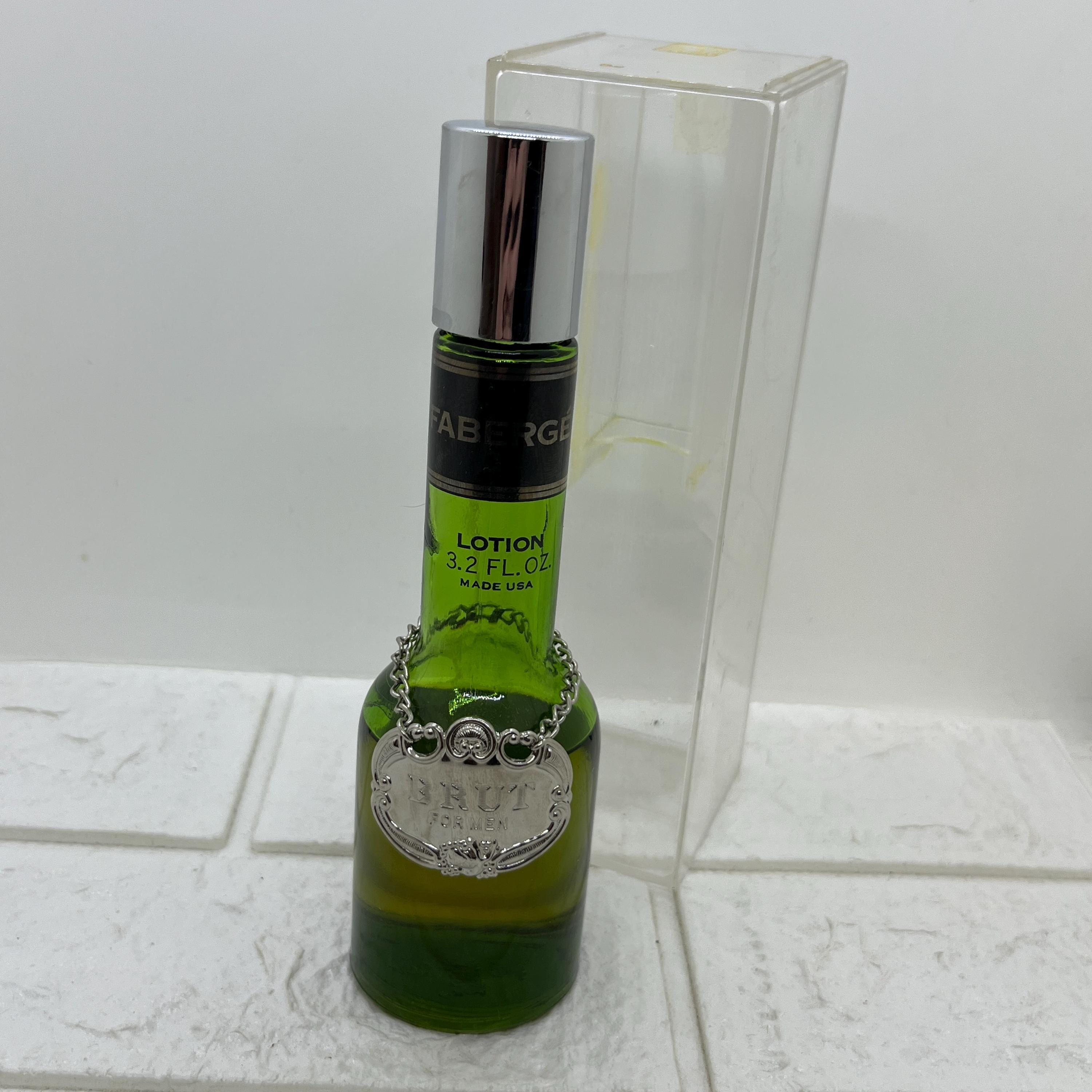 Vintage Brut by Faberge Lotion Splash . 70% Full 3.2 Fl Oz Bottle
