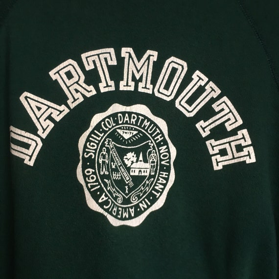 Vintage Dartmouth College Hoodie Sweatshirt & Swe… - image 2