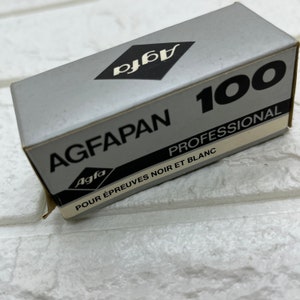 Agfa Agfapan 100 120 Professional Black & White Film Roll (1) Expired Vintage