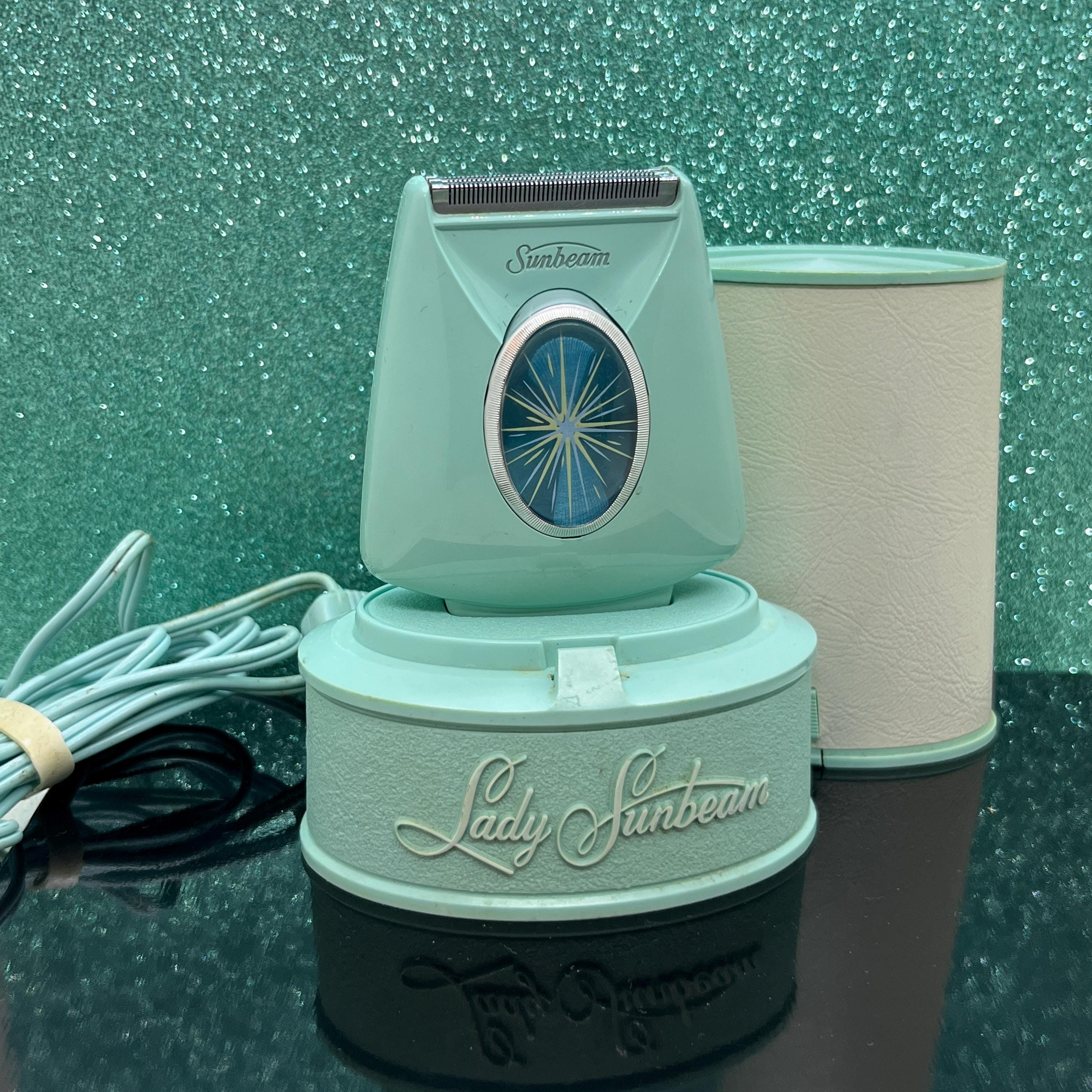 Lady Sunbeam Aqua Twinkle Star Vintage 1960s Electric Shaver