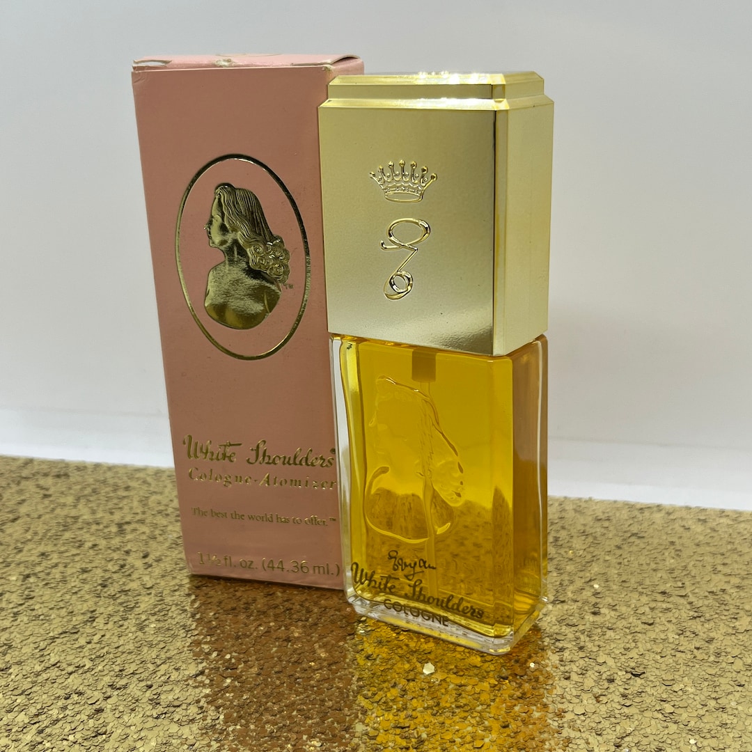 Vintage White Shoulders Cologne Perfume by Evyan . 1.5 Oz Full
