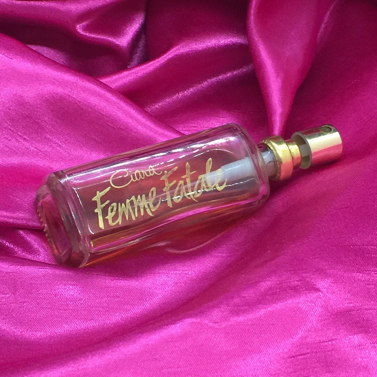Vintage Revlon CIARA FEMME FATALE Cologne Spray Perfume Partial Oz  Bottle