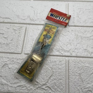 Vintage Metal Toy Police Whistle &quot;High Class&quot; Another Ray-Gee Original JAPAN